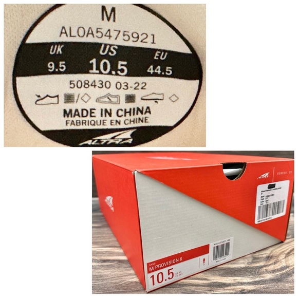 NIB Altra Provision 6 Running Shoes Sneakers Sand - Picture 12 of 15